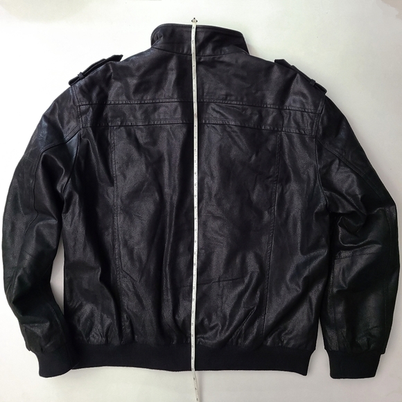 Leather Motorcycle Jacket - Picture 6 of 12